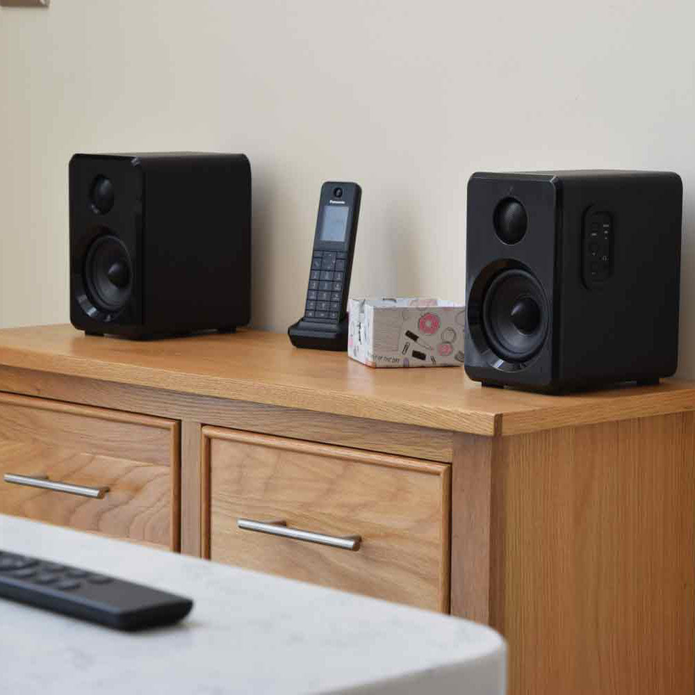 AV:Link Active Bluetooth Bookshelf Speakers Black - view 9