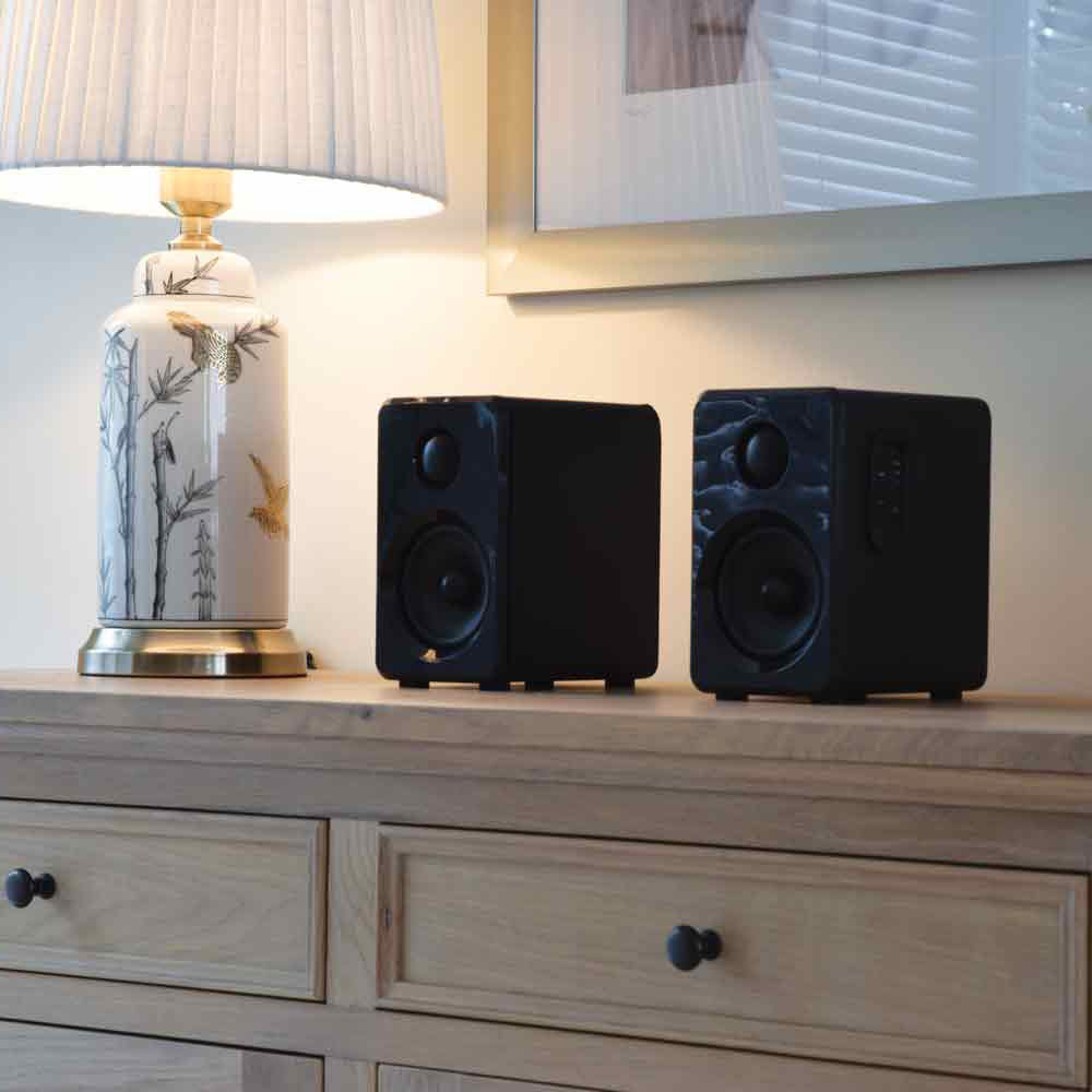AV:Link Active Bluetooth Bookshelf Speakers Black - view 11