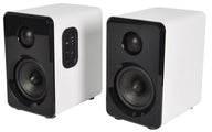 AV:Link Active Bluetooth Bookshelf Speakers White