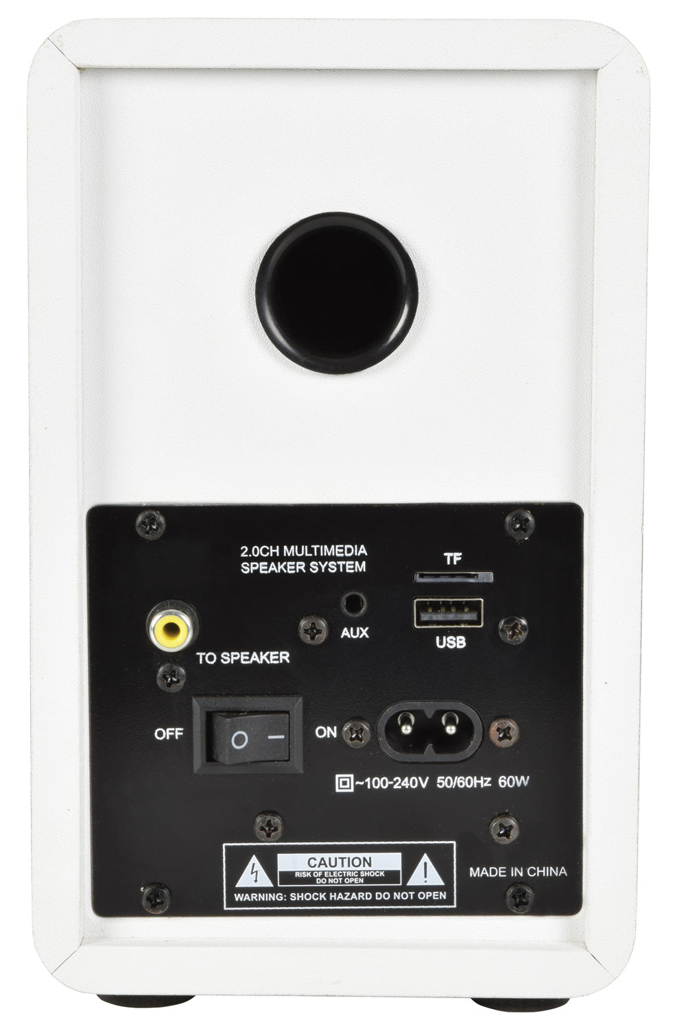 AV:Link Active Bluetooth Bookshelf Speakers White - view 4