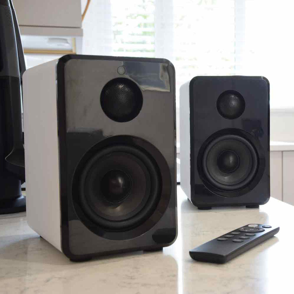 AV:Link Active Bluetooth Bookshelf Speakers White - view 7