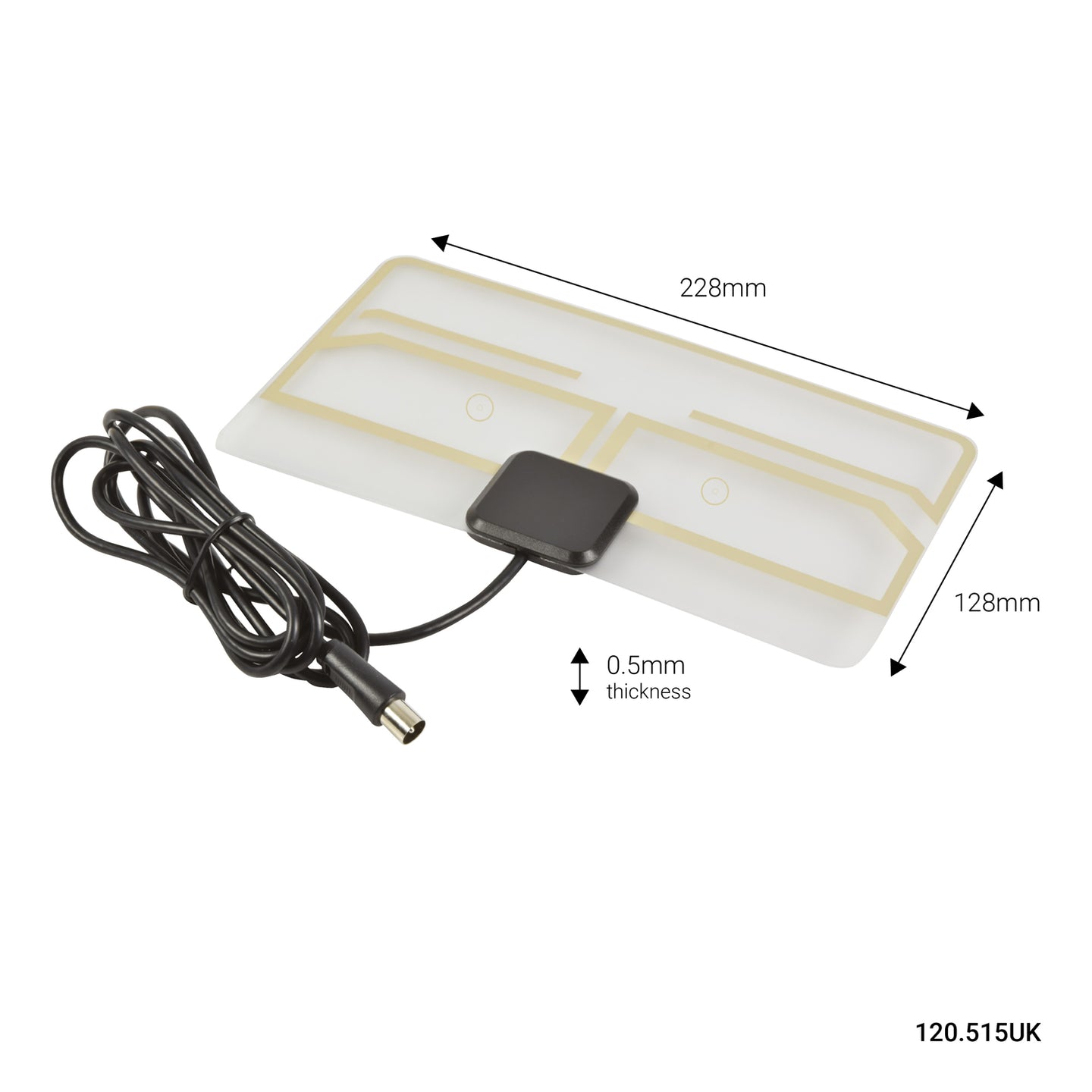 Mercury Paper-thin Transparent HDTV Aerial - view 8