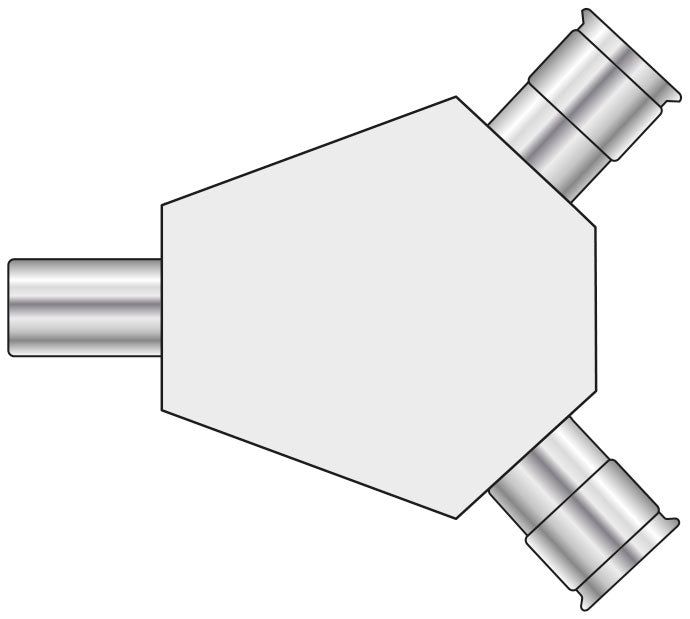 AV:Link Adaptor Coaxial Y Splitter