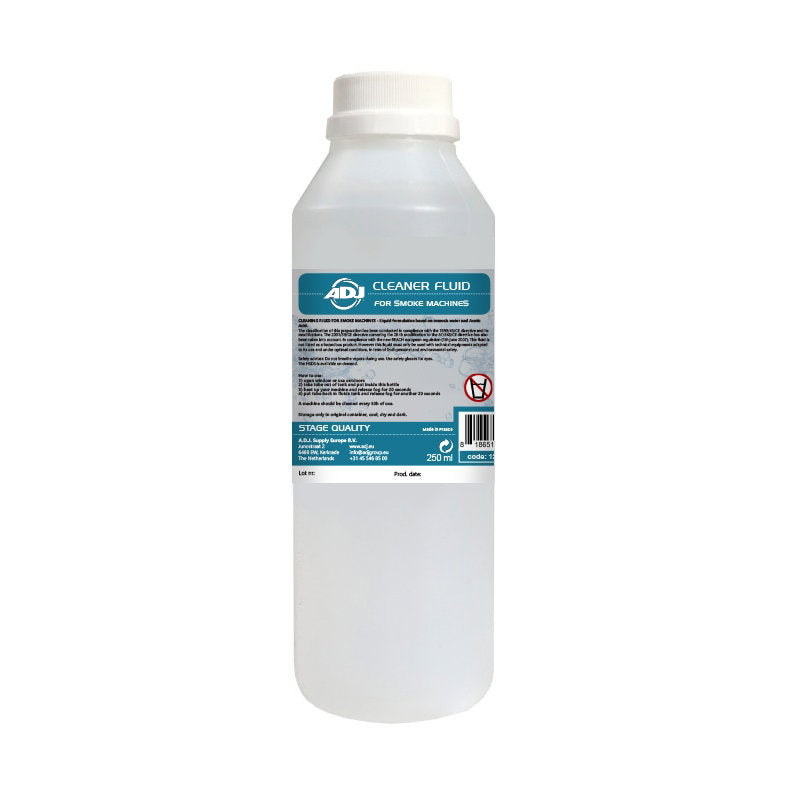 ADJ cleaning fluid 250mL for fog machines - Alternate View 1
