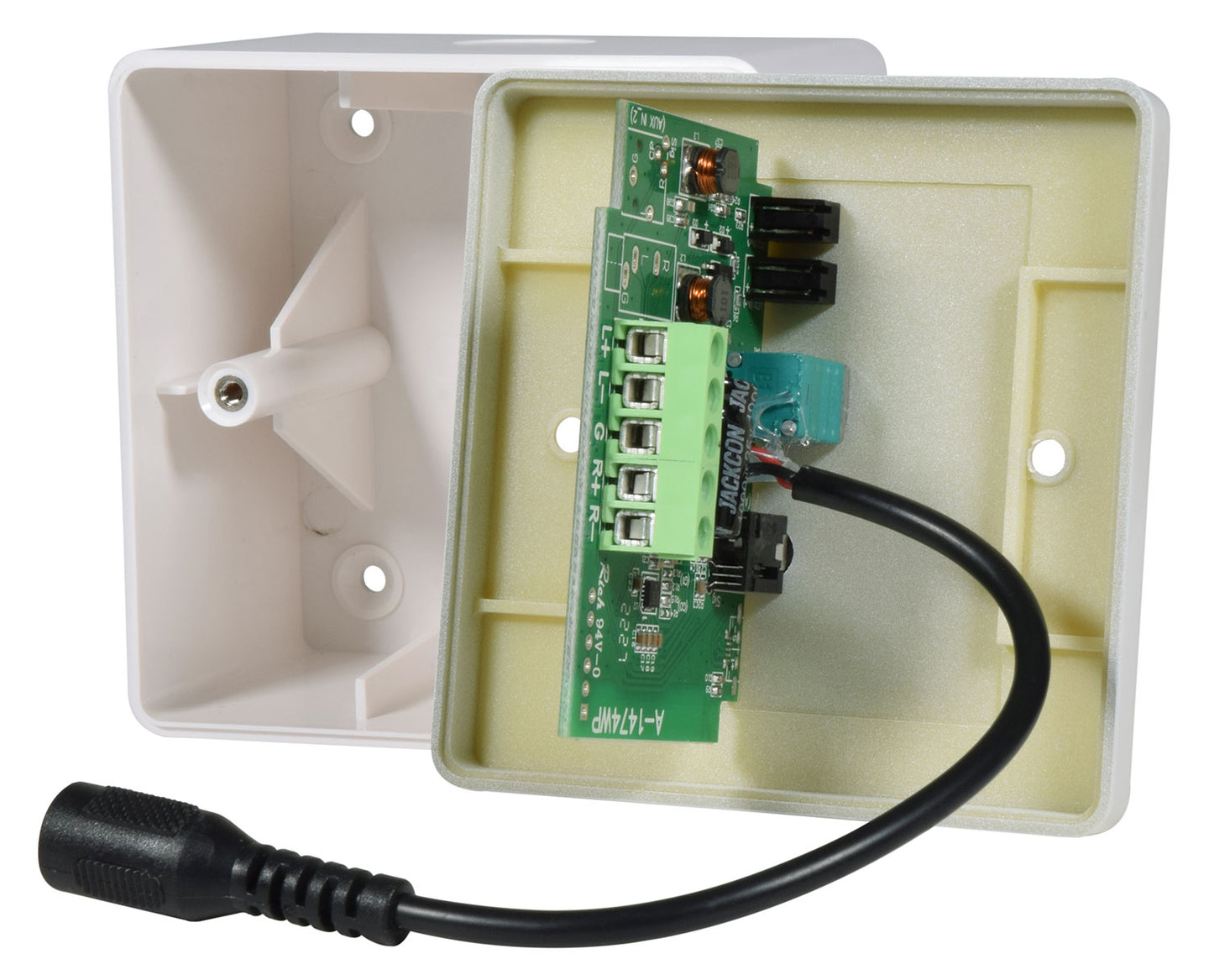 AV:Link Bluetooth Receiver Wallplate and Backbox - view 2