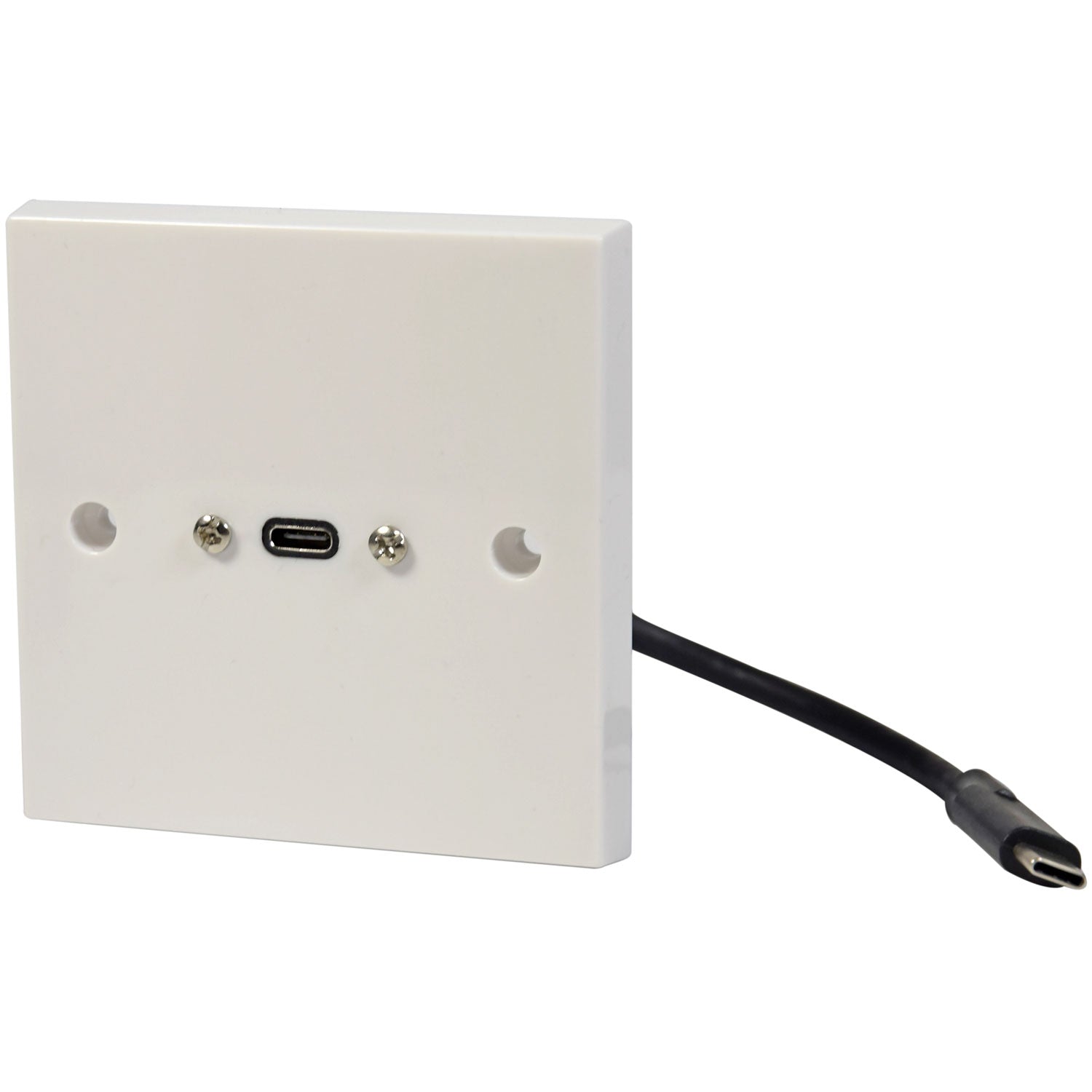 AV:Link USB4 Type-C Wallplate with Male Tail