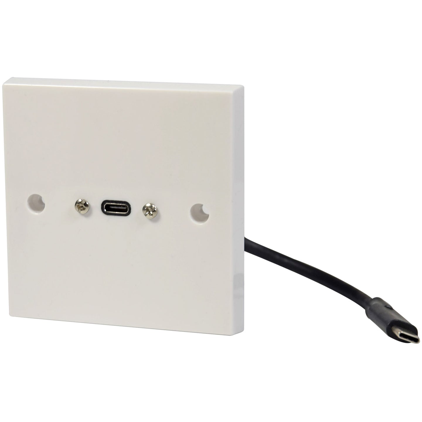 AV:Link USB4 Type-C Wallplate with Male Tail