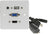 AV:Link HDMI+VGA+3.5mm+USB Wallplate