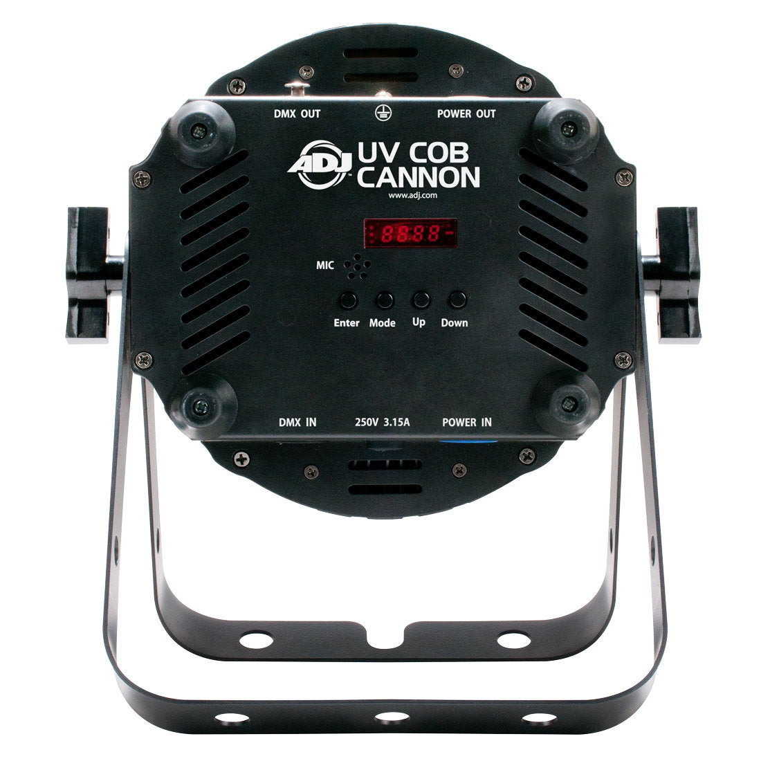 ADJ UV COB CANNON - Back Panel and Connections