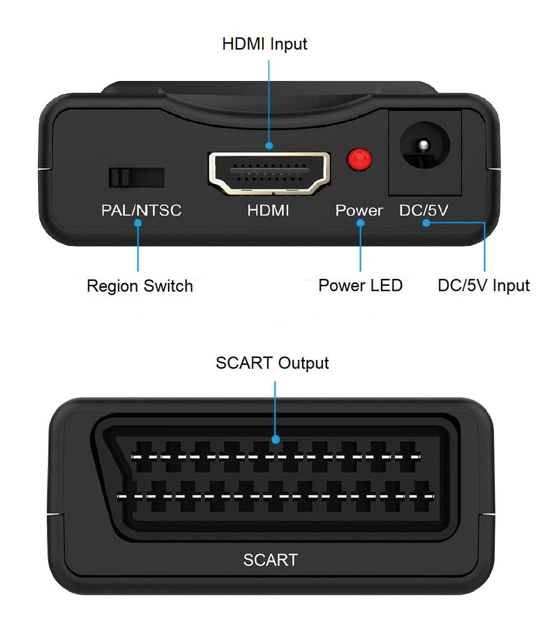 AV:Link HDMI to Scart Converter - view 3