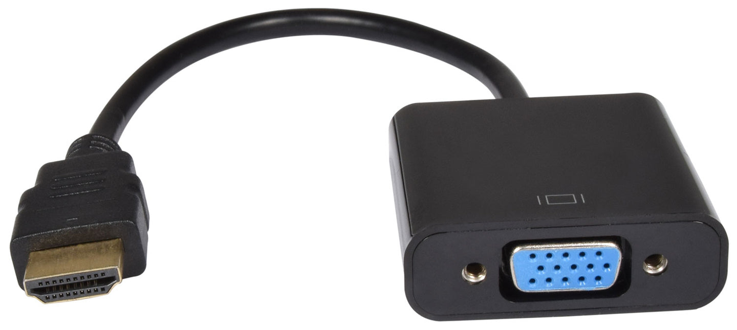 AV:Link Adaptor Lead HDMI Plug to VGA Socket - view 3