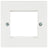 AV:Link Single Gang Wall Plate Frame for 2 Modules