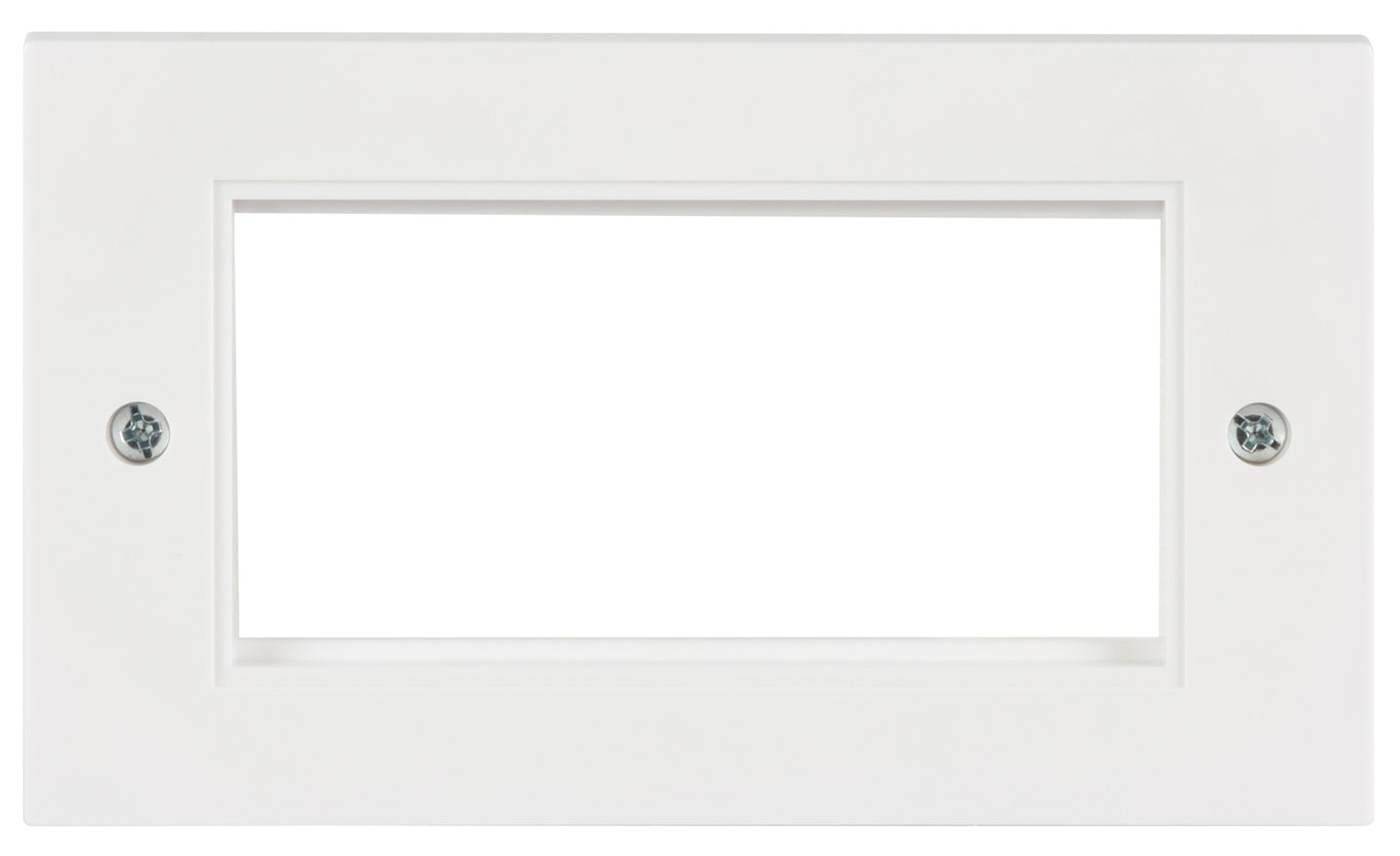 AV:Link Double Gang Wall Plate Frame for 4 Modules