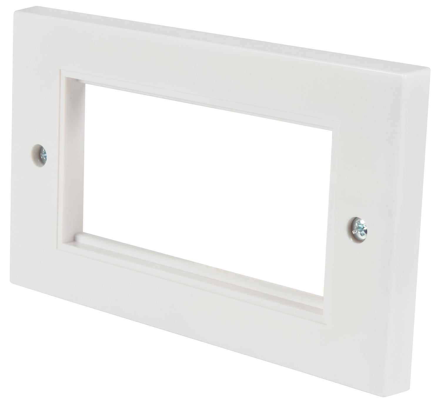 AV:Link Double Gang Wall Plate Frame for 4 Modules - view 2