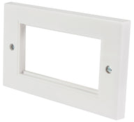 AV:Link Double Gang Wall Plate Frame for 4 Modules - view 2