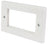 AV:Link Double Gang Wall Plate Frame for 4 Modules - view 2