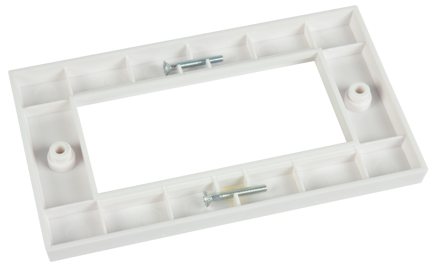 AV:Link Double Gang Wall Plate Frame for 4 Modules - view 3