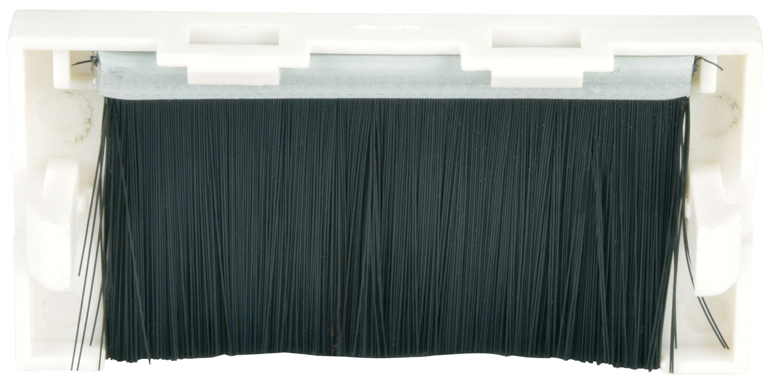 AV:Link Wall Plate Module - Brush Filled Aperture 25 x 50mm - view 2