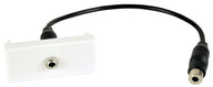 AV:Link Wall Plate Module - 3.5 Stereo Jack to Female Fly-lead