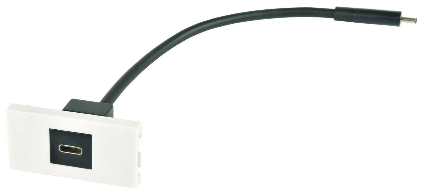AV:Link Wall Plate Module - USB Type-C Socket to Male Tail - view 2