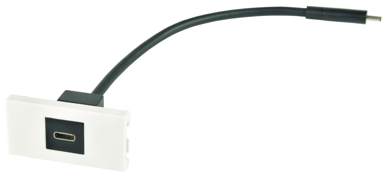 AV:Link Wall Plate Module - USB Type-C Socket to Male Tail - view 2