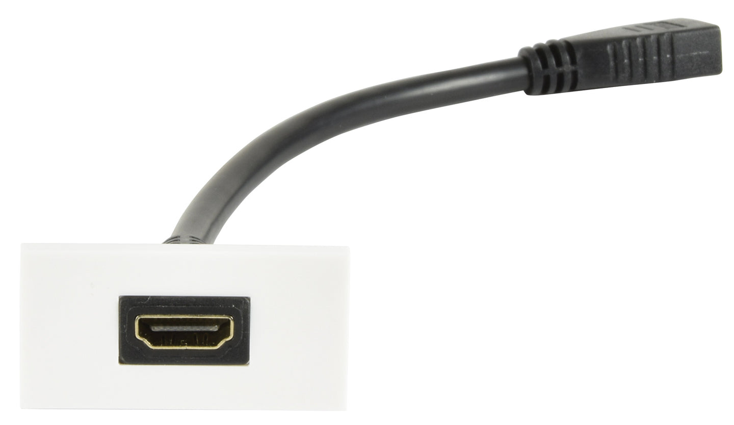 AV:Link Wall Plate Module - HDMI Socket to Female Tail - view 2