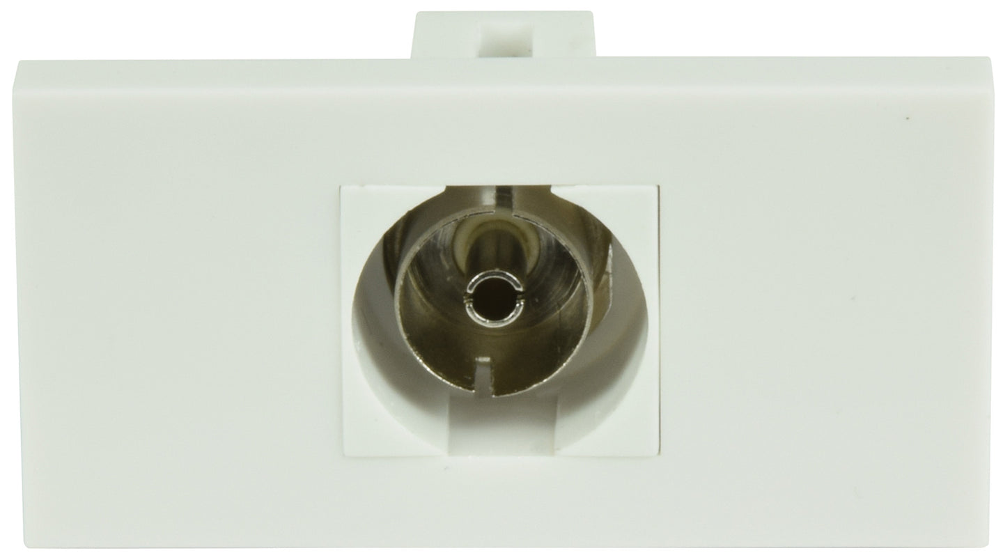 AV:Link Wall Plate Module - Coaxial Keystone Socket - view 2