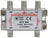 Mercury 4-way satellite F splitter