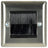 AV:Link Brush Wallplate 1G Steel