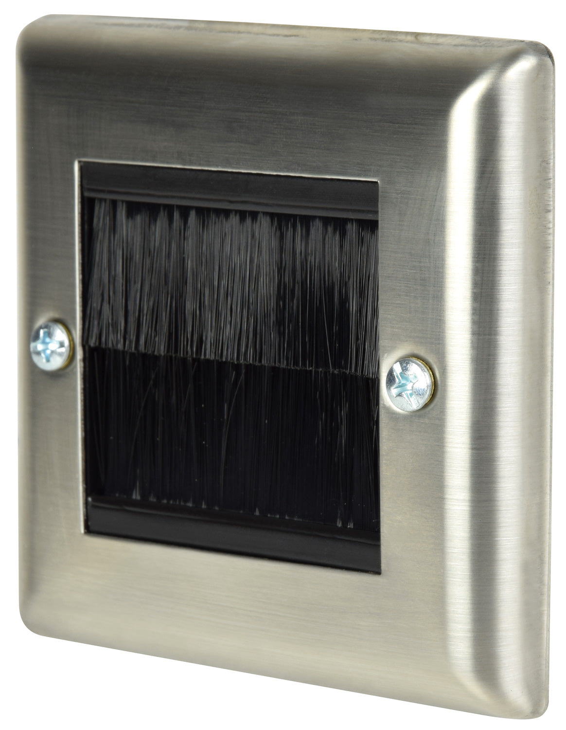 AV:Link Brush Wallplate 1G Steel - view 2