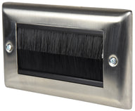 AV:Link Brush Wallplate 2G Steel - view 2
