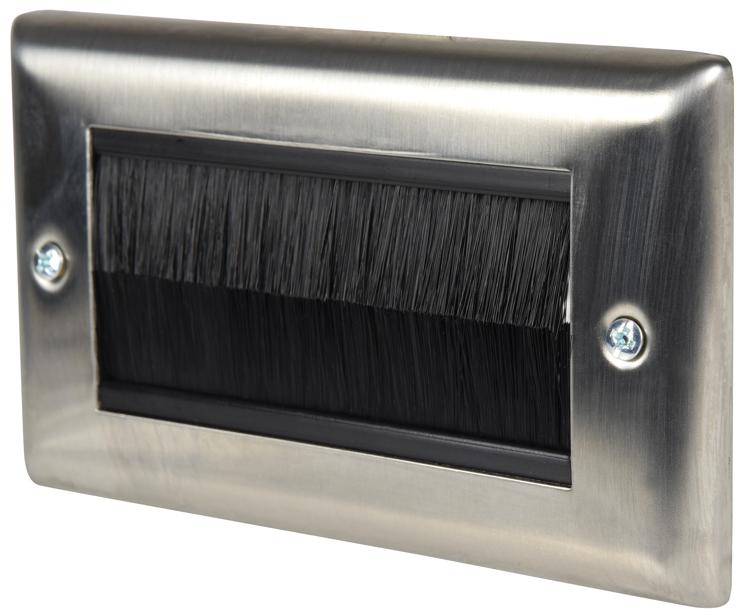 AV:Link Brush Wallplate 2G Steel - view 2
