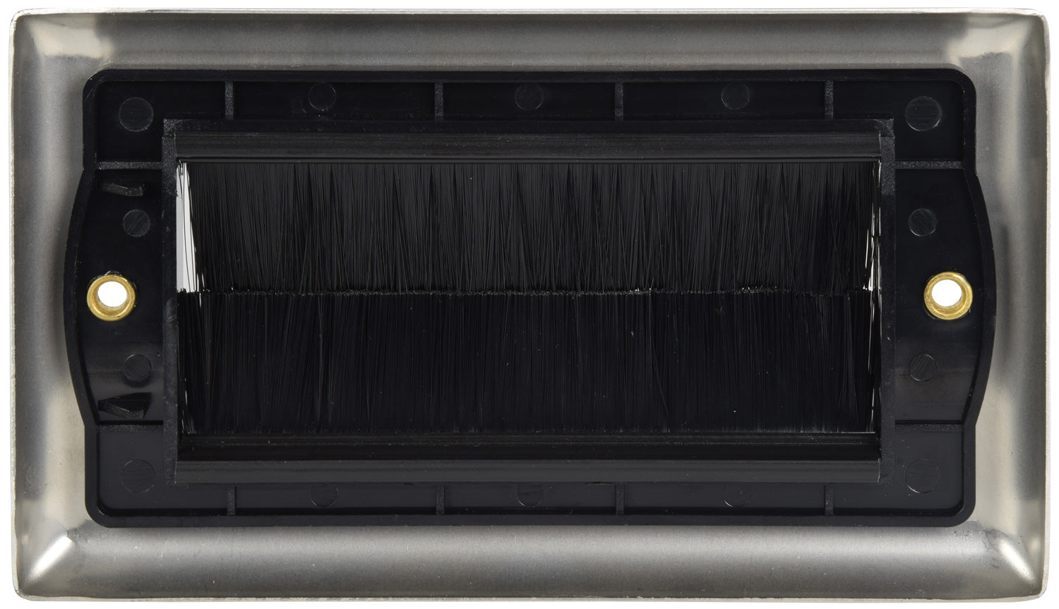 AV:Link Brush Wallplate 2G Steel - view 3