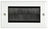 AV:Link Brush Wallplate 2G White Steel
