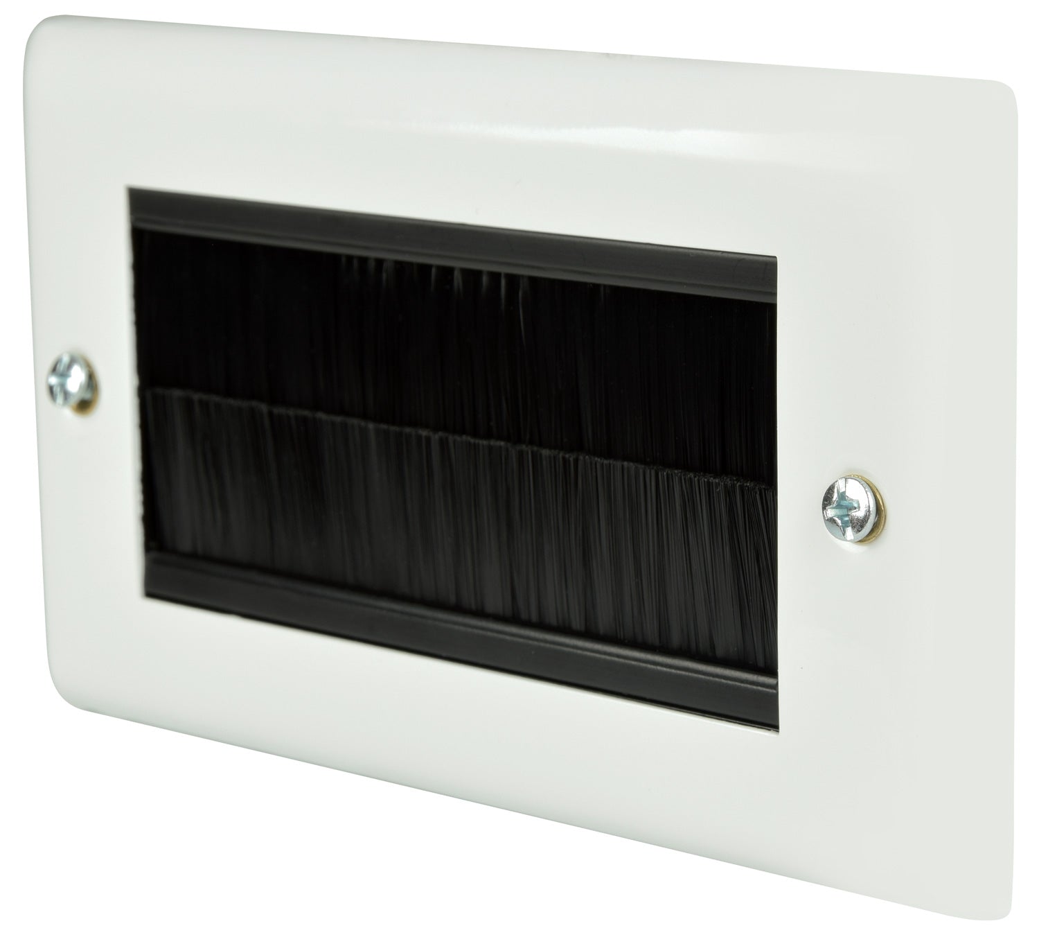 AV:Link Brush Wallplate 2G White Steel - view 2