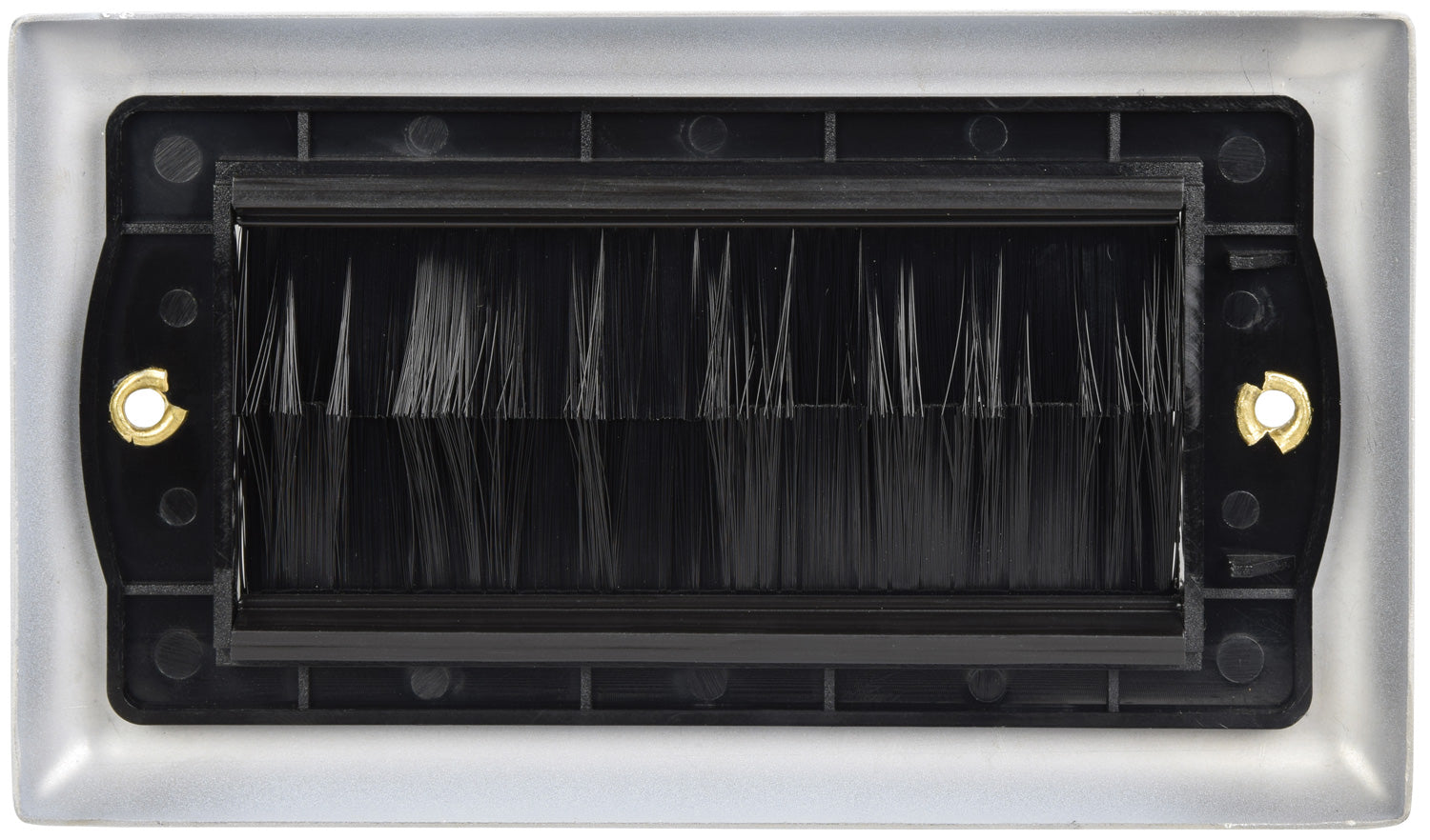 AV:Link Brush Wallplate 2G White Steel - view 3
