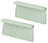 AV:Link White Single Gang Wallplate Brushes