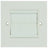 AV:Link White Single Gang Wallplate Brushes - view 2
