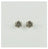 AV:Link Double Low Loss F Connector Wallplate