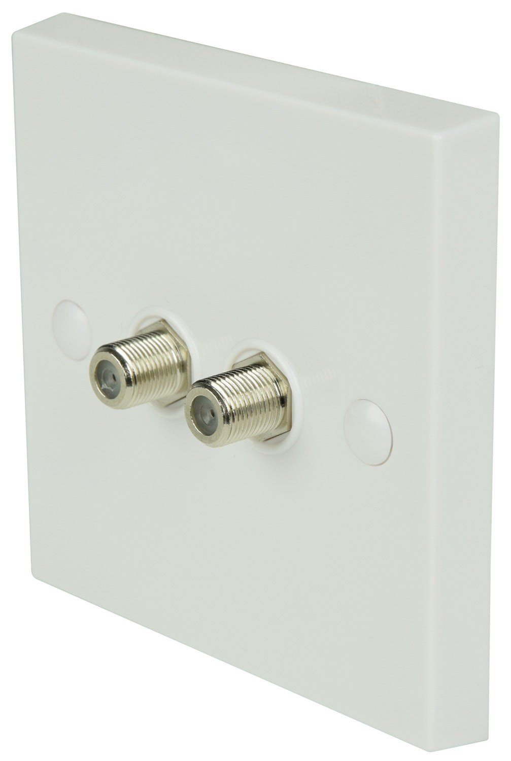 AV:Link Double Low Loss F Connector Wallplate - view 2