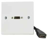 AV:Link HDMI Wallplate with Female Tail