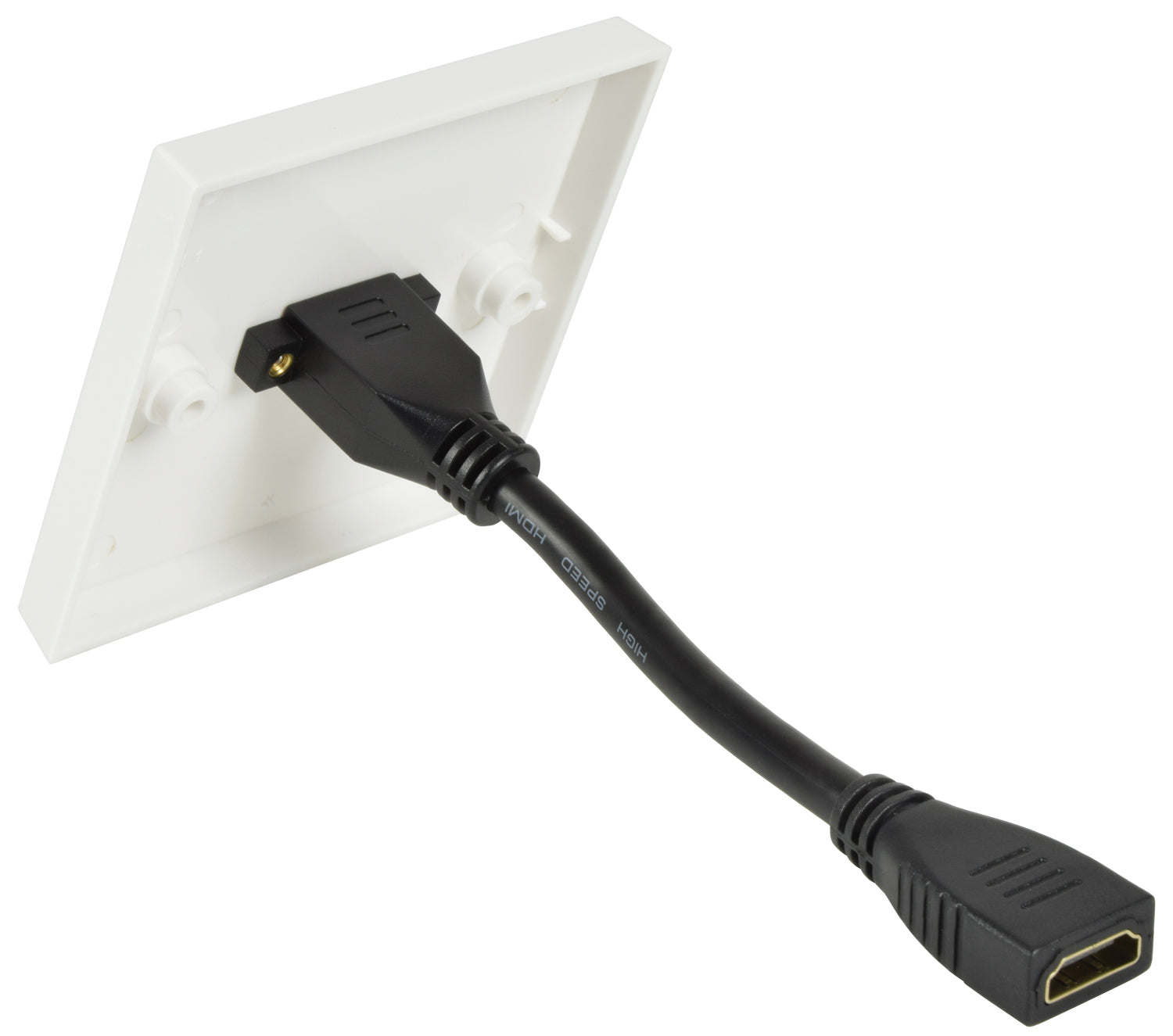 AV:Link HDMI Wallplate with Female Tail - view 3