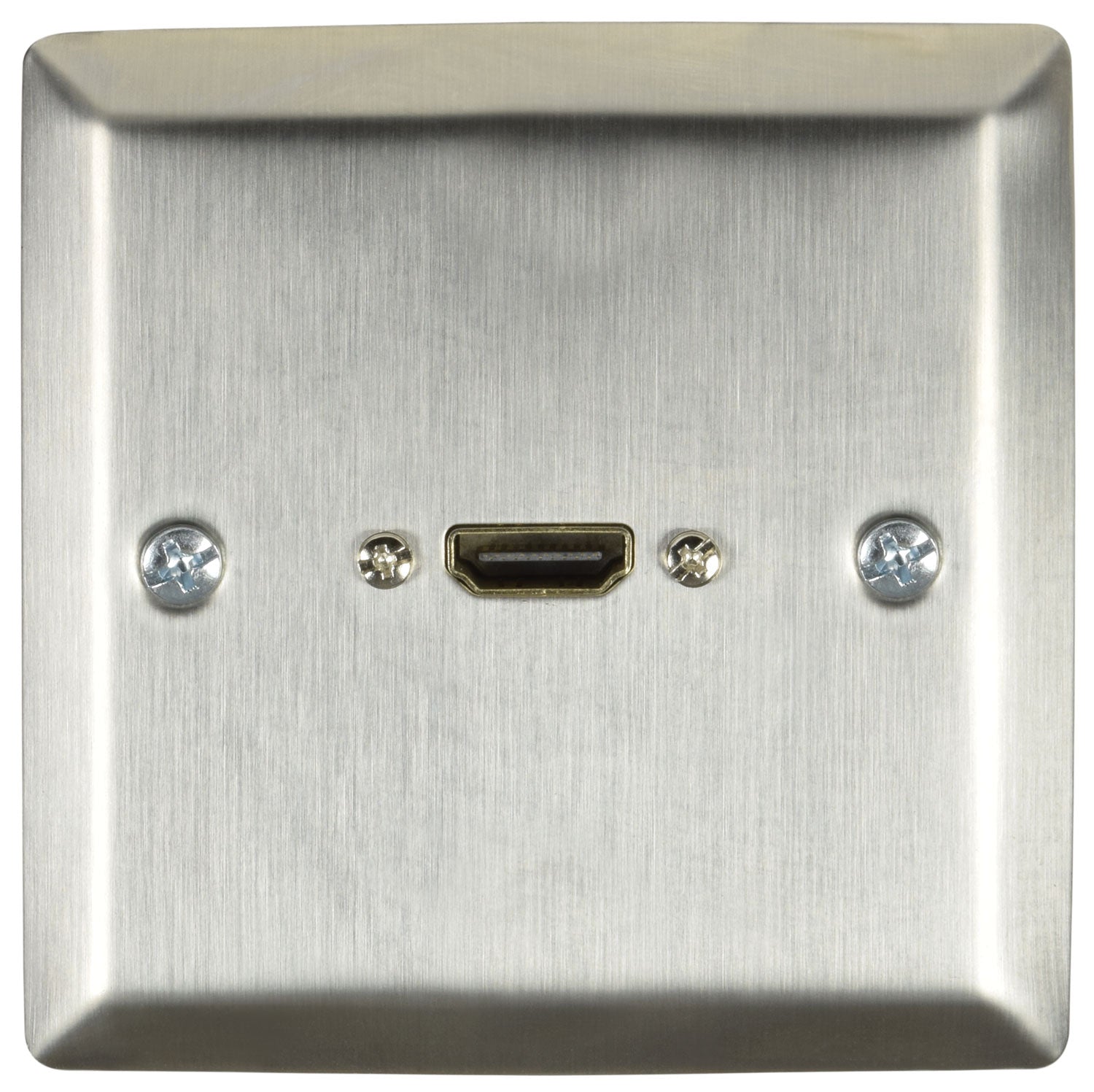 AV:Link Steel HDMI Wallplate with Female Tail - view 2