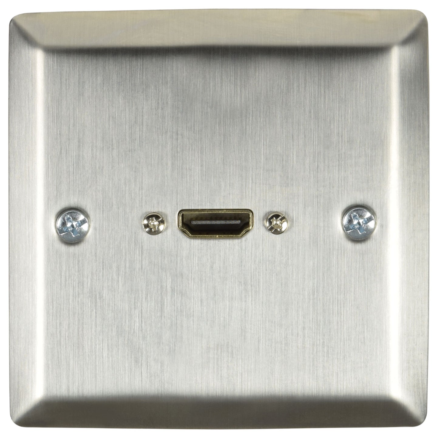 AV:Link Steel HDMI Wallplate with Female Tail - view 2