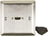 AV:Link Steel HDMI Wallplate with Female Tail