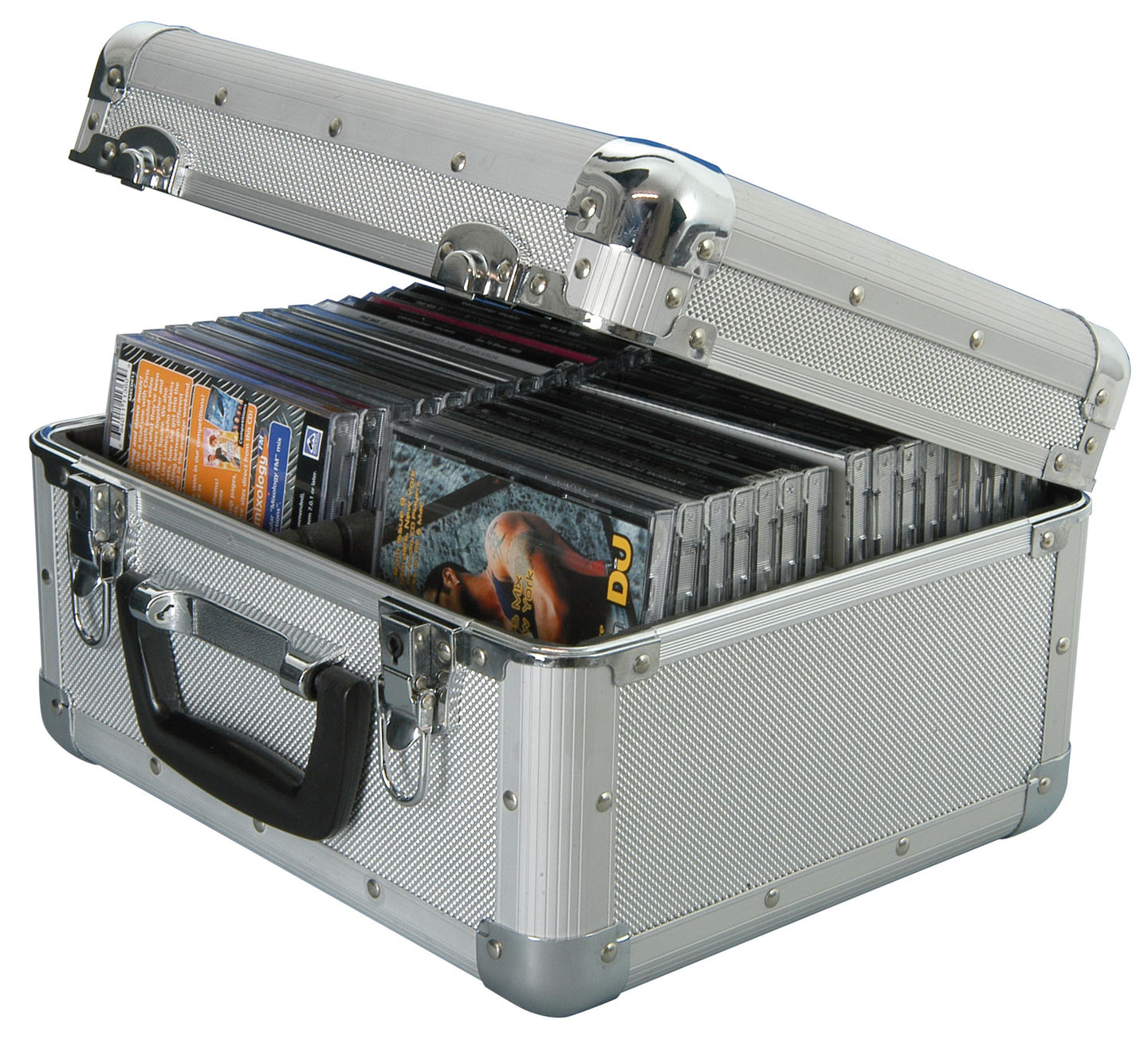 Citronic Aluminium CD flight case, 40 CDs