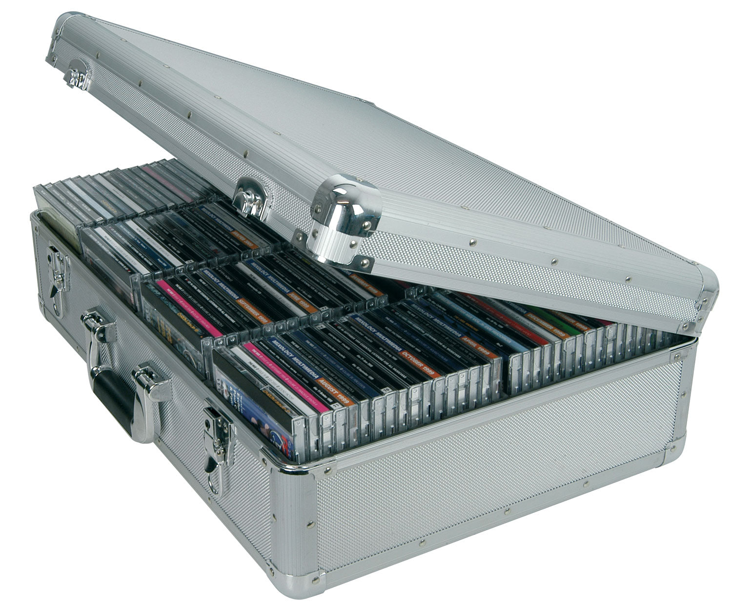 Citronic Aluminium CD flight case, 120 CDs