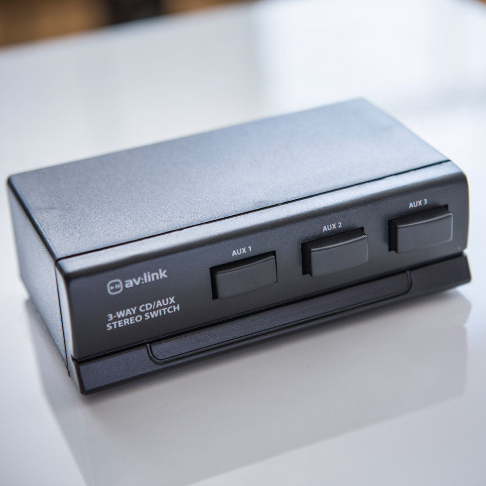 AV:Link Stereo CD/AUX switch, 3-way - view 4