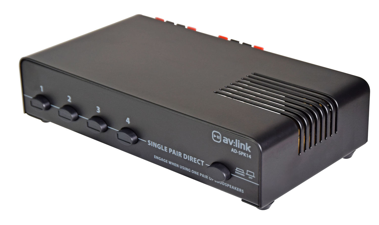 AV:Link 4 Way Protected loudspeaker switcher - view 2