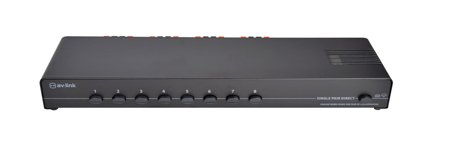 AV:Link (UK version) 8-way loudspeaker selector